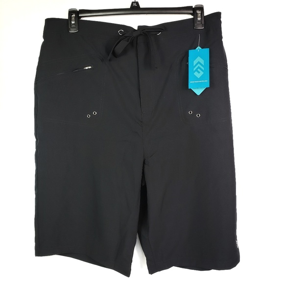 plus size bermuda swim shorts